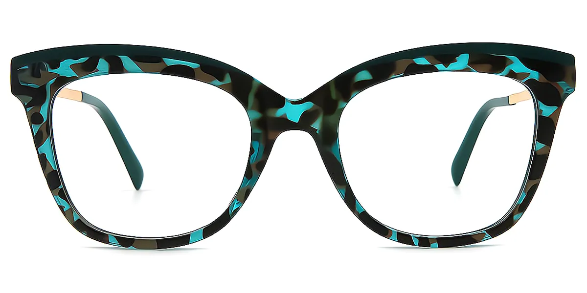 Green Cat Eye Modish TR90 Eyeglasses