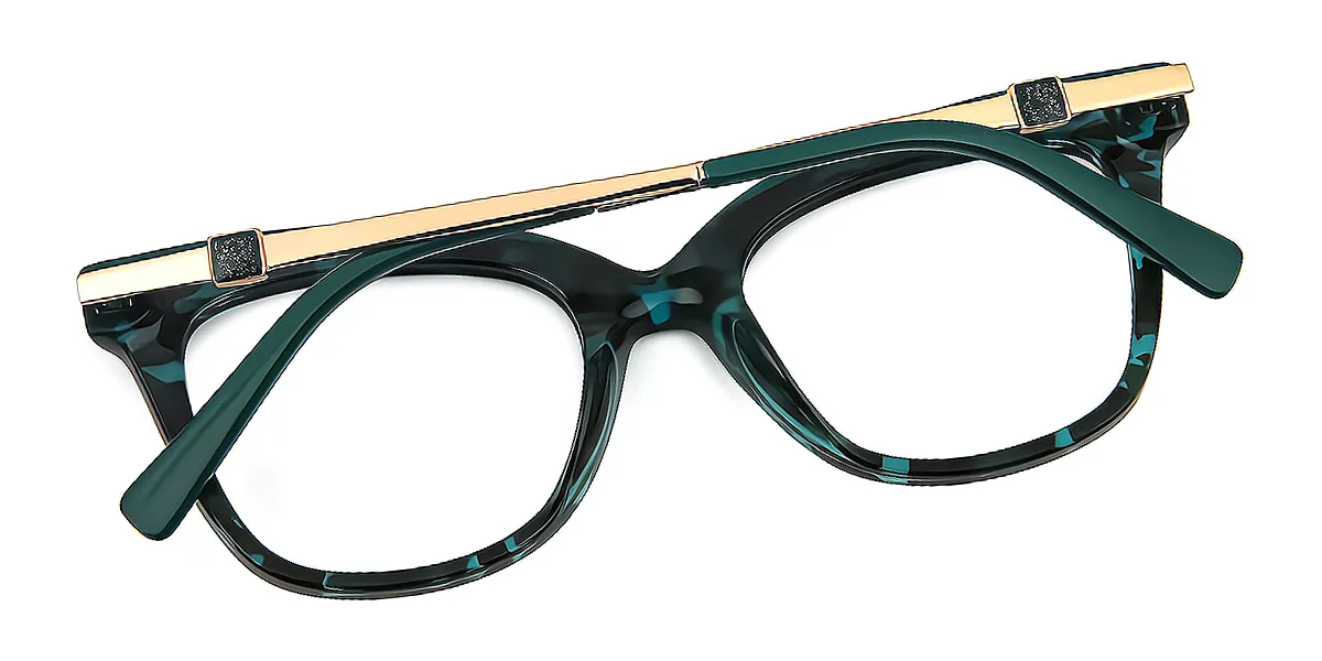 Green Cat Eye Modish TR90 Eyeglasses