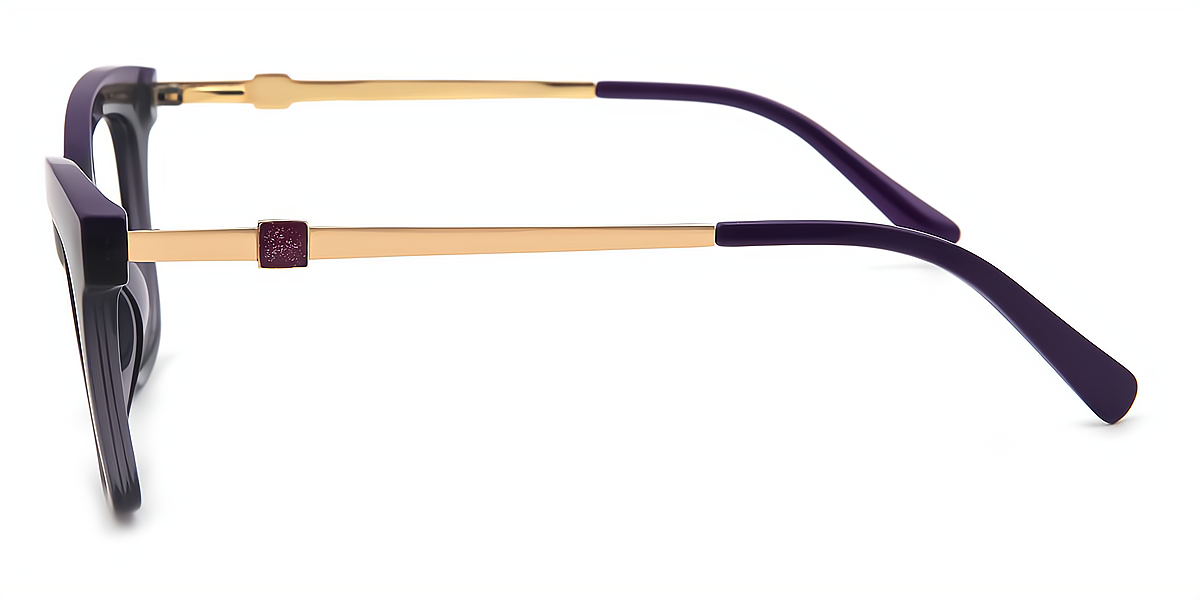 Purple Cat Eye Modish TR90 Eyeglasses