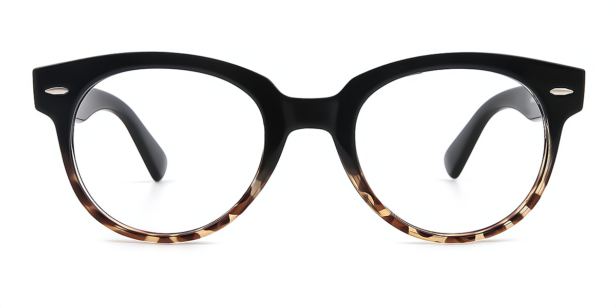 Black Tortoise Oval Classic TR90 Eyeglasses