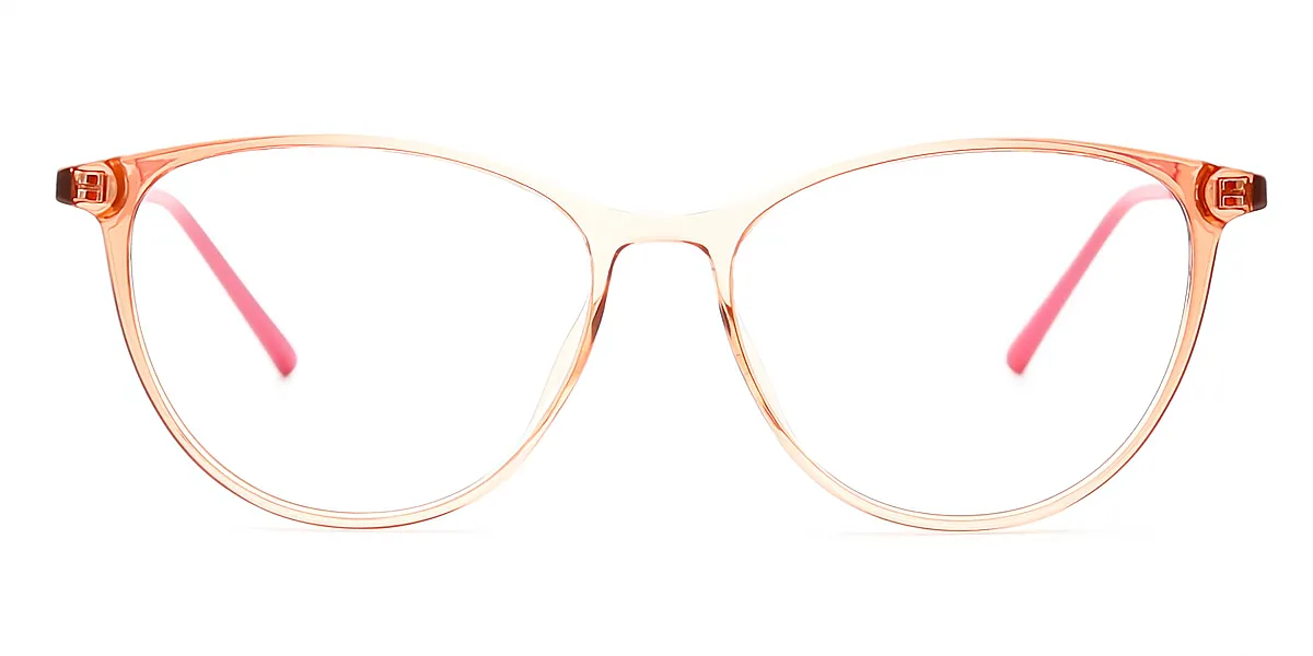 Pink Oval Classic Thin TR90 Eyeglasses