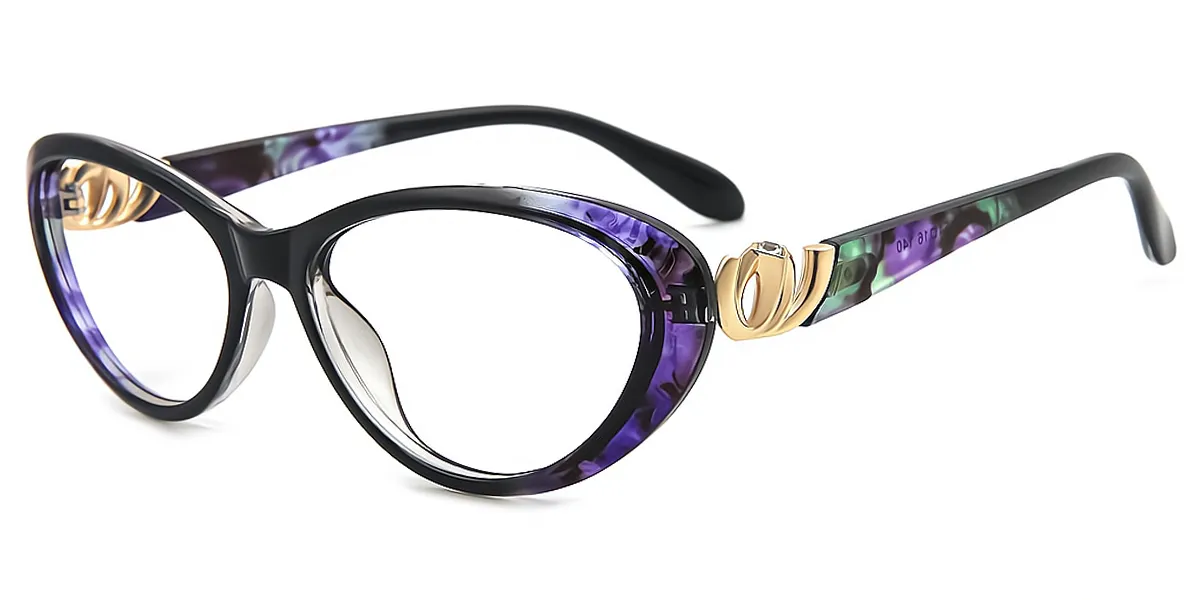 Purple Cat Eye Exquisite TR90 Eyeglasses