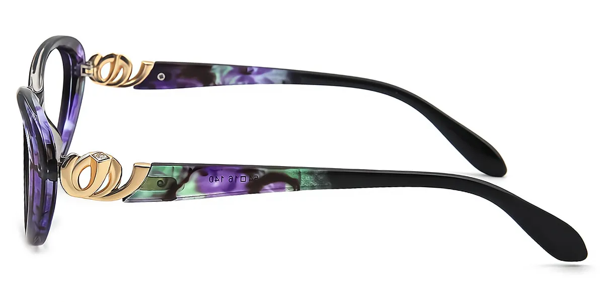 Purple Cat Eye Exquisite TR90 Eyeglasses