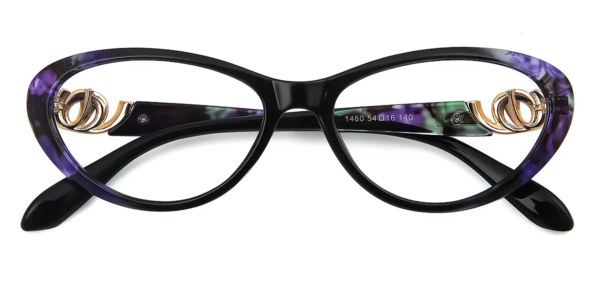 Purple Cat Eye Exquisite TR90 Eyeglasses