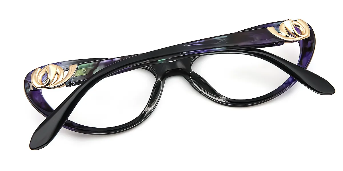 Purple Cat Eye Exquisite TR90 Eyeglasses