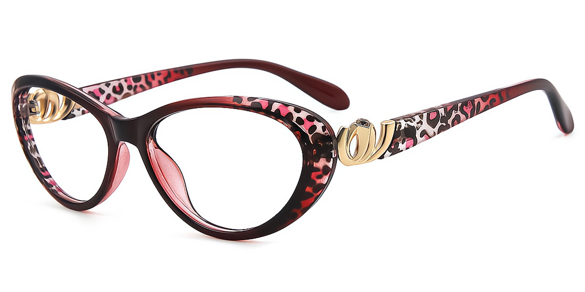 Red Cat Eye Exquisite TR90 Eyeglasses