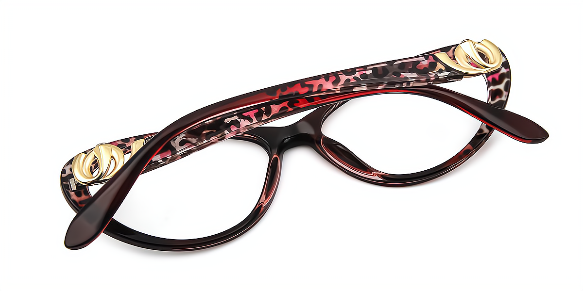 Red Cat Eye Exquisite TR90 Eyeglasses