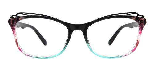 Cateye Unique Full-rim Tr90 Large Glasses