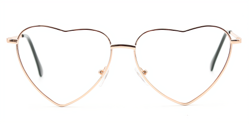 Geometric Sophisticated Lightweight Metal Eyeglasses