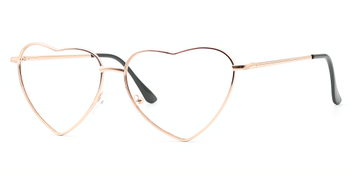 Geometric Sophisticated Lightweight Metal Eyeglasses