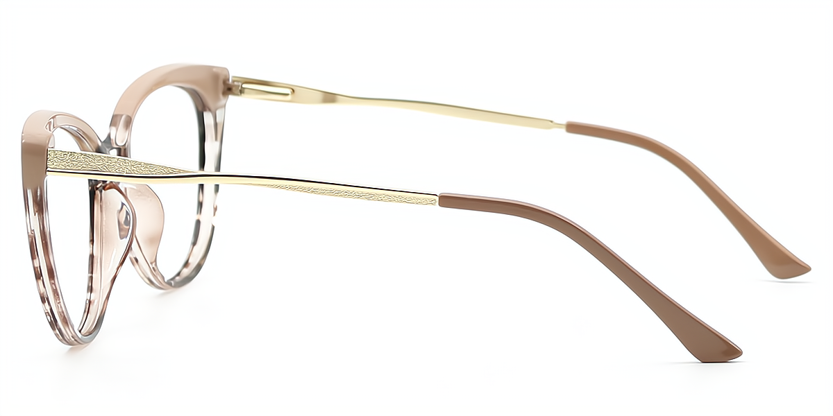 Tortoise Cat Eye Hipster TR90 Eyeglasses