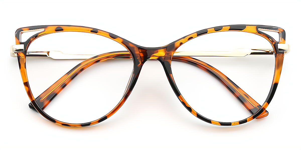 Tortoise Cat Eye Chic TR90 Eyeglasses