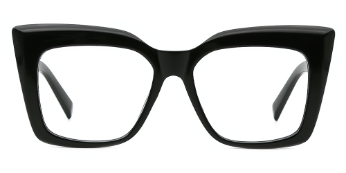 Rectangle Plastic Eyeglasses