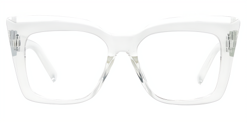 Rectangle Plastic Eyeglasses