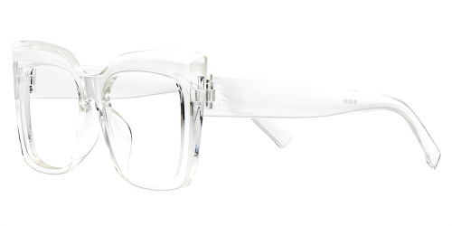 Rectangle Plastic Eyeglasses