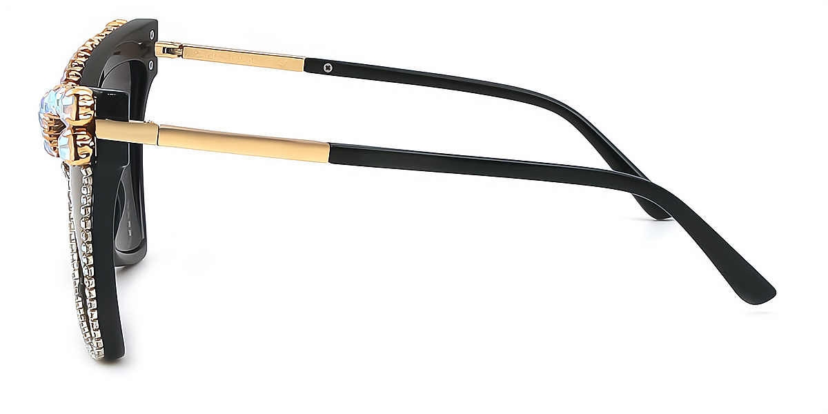 Black Butterfly Unique Exquisite Mixed Materials Eyeglasses