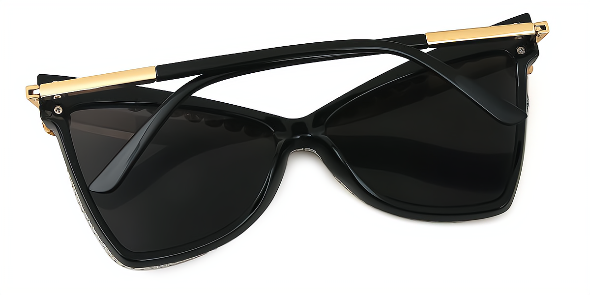 Black Butterfly Unique Exquisite Mixed Materials Eyeglasses