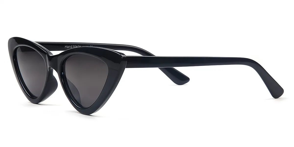 Black Cat Eye Unique Plastic Eyeglasses