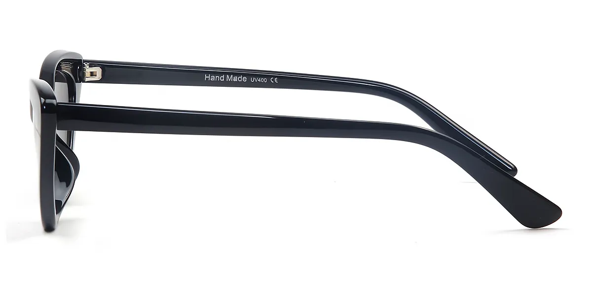 Black Cat Eye Unique Plastic Eyeglasses