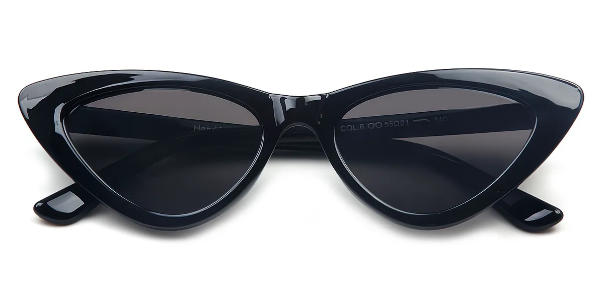 Black Cat Eye Unique Plastic Eyeglasses
