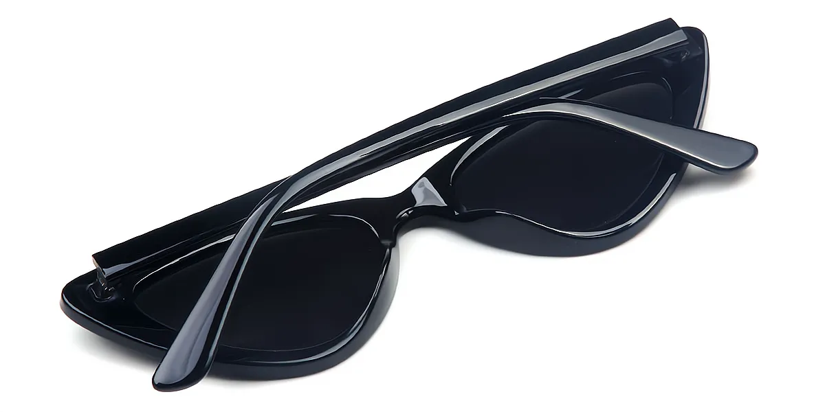 Black Cat Eye Unique Plastic Eyeglasses