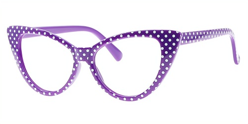 Cat Eye Chic Fancy Plastic Eyeglasses