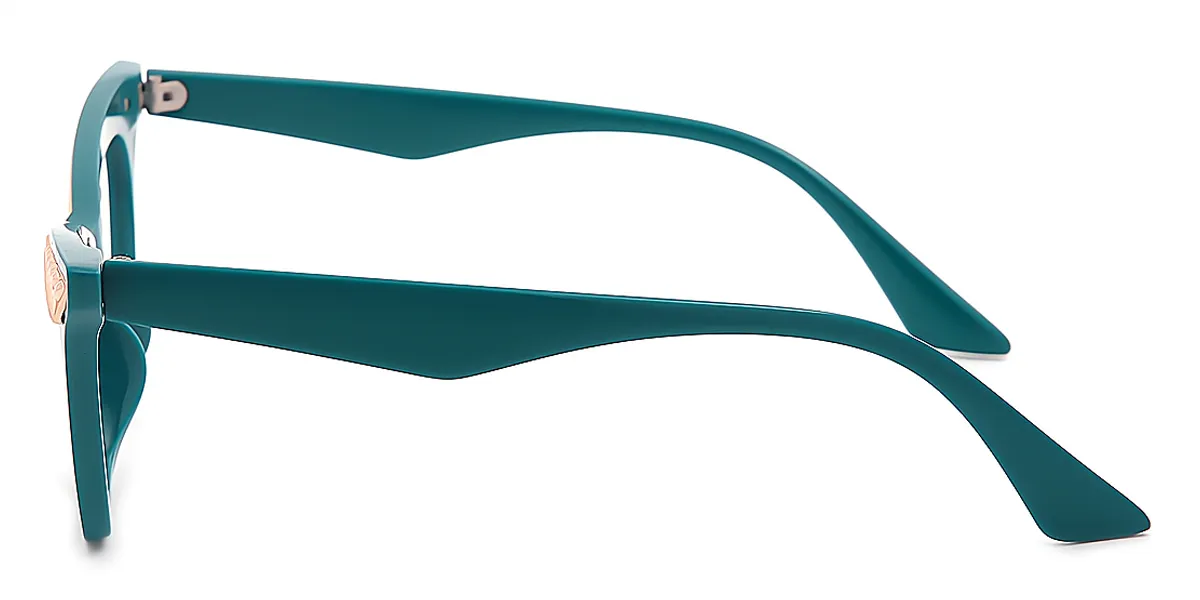 Blue Cat Eye Unique Acetate Eyeglasses