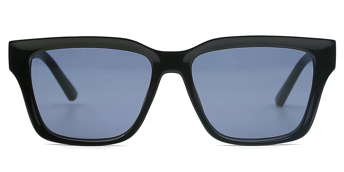 Black Rectangle Modish Acetate Eyeglasses