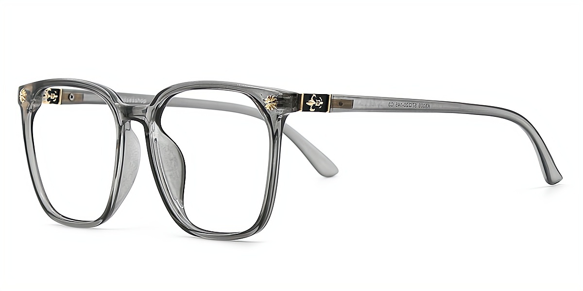 Gray Square Exquisite TR90 Eyeglasses