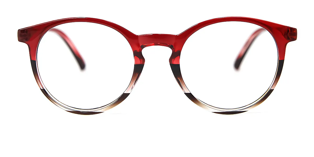 Red Mix Round Classic TR90 Eyeglasses