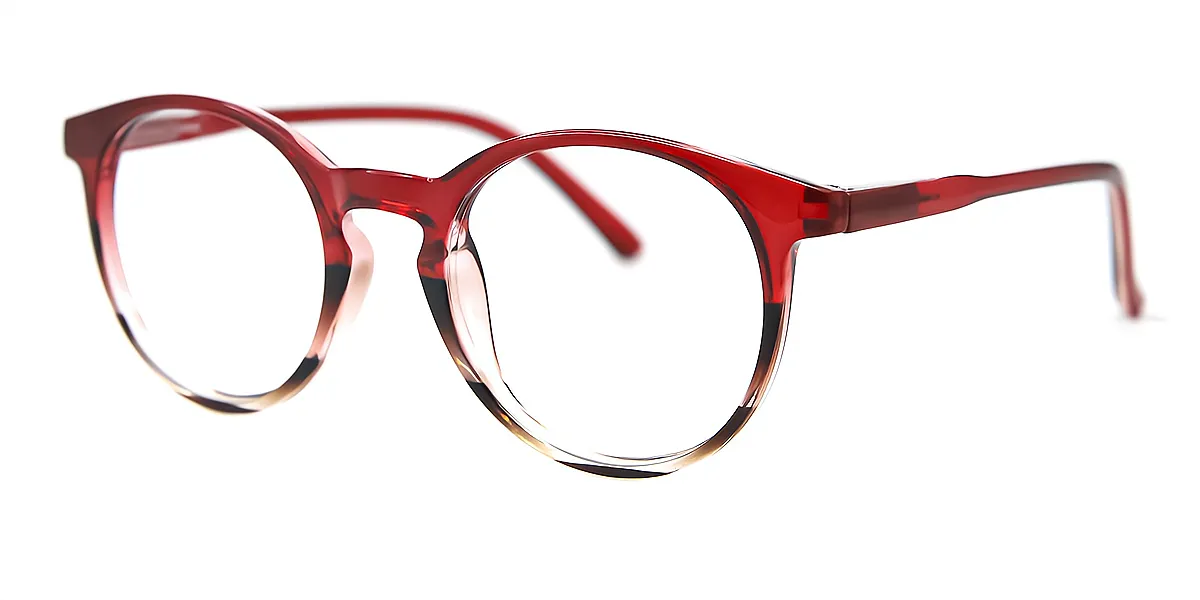 Red Mix Round Classic TR90 Eyeglasses