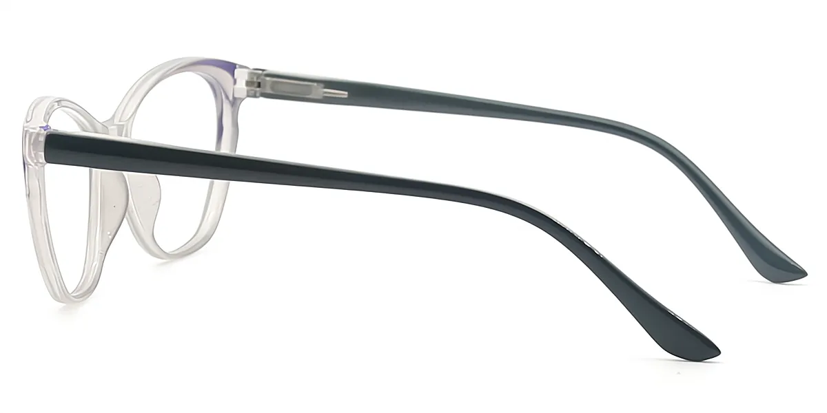 Grey Translucent Cat Eye Chic Exquisite TR90 Eyeglasses