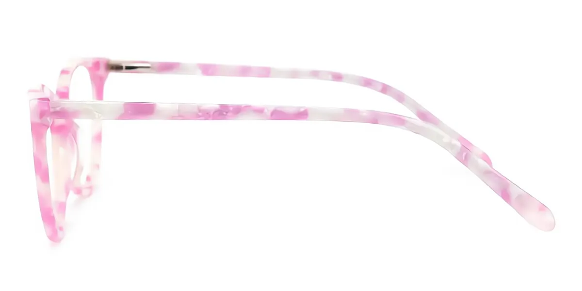 Pink Cat Eye Exquisite Acetate Eyeglasses