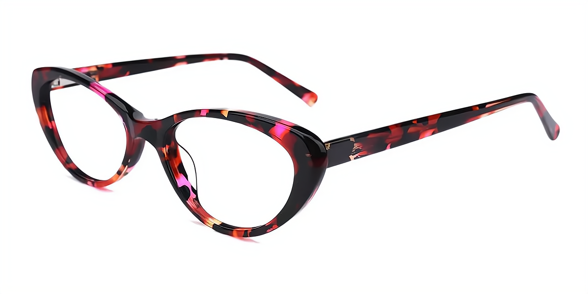 Mix Cat Eye Retro Acetate Eyeglasses