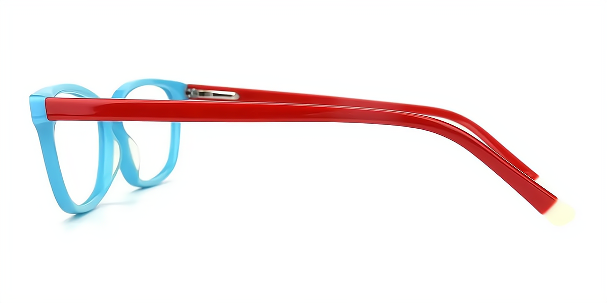 White Rectangle Classic Acetate Eyeglasses