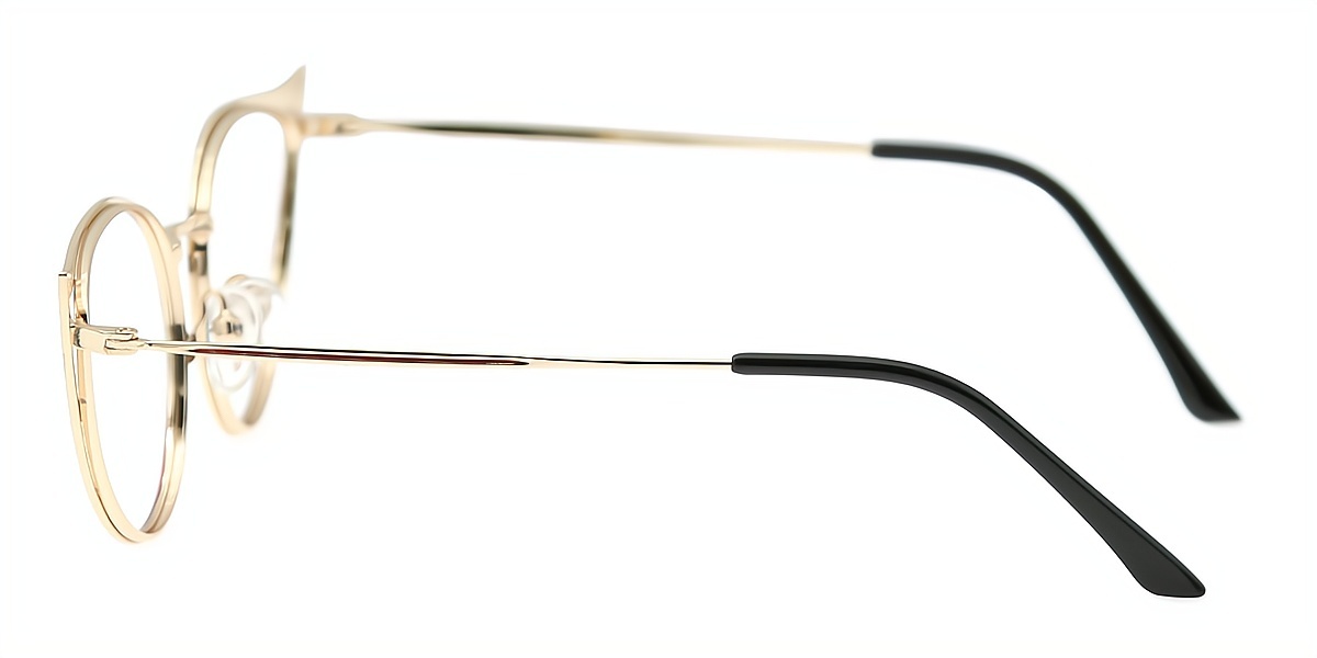 Red Cat Eye Chic Unique Metal Eyeglasses