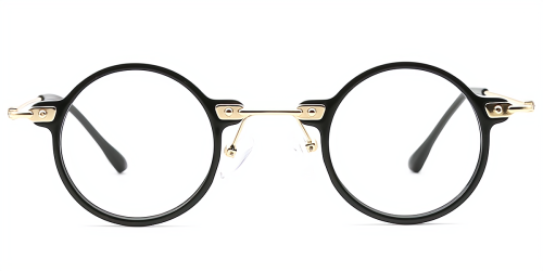 Oval Exquisite Mixed Materials Eyeglasses