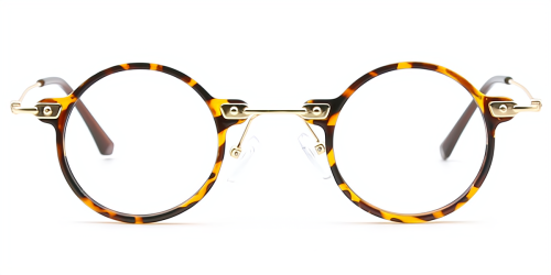 Oval Exquisite Mixed Materials Eyeglasses