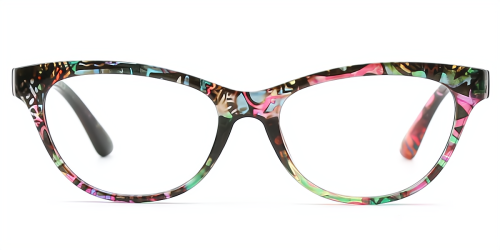 Cat Eye Chic Plastic Eyeglasses