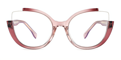 Tortoiseshell Cateye Gorgeous Unique Semi-rimless Plastic Large Glasses