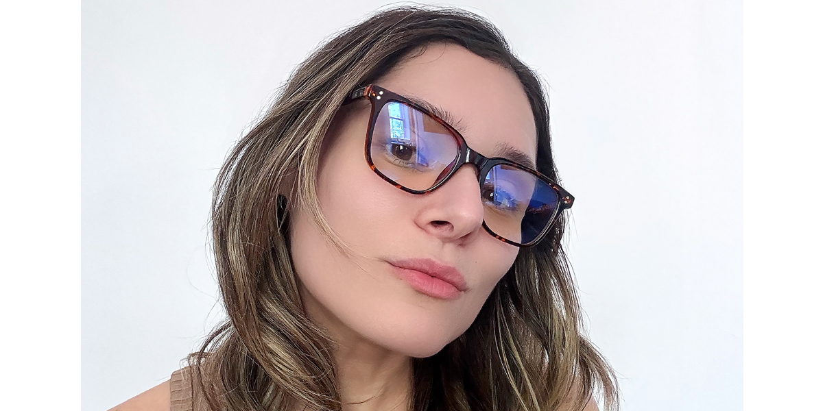 Tortoise Rectangle Classic TR90 Eyeglasses