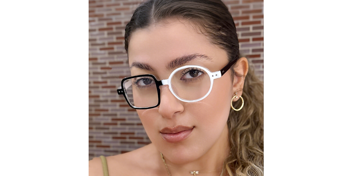 Mix Geometric Unique Plastic Eyeglasses