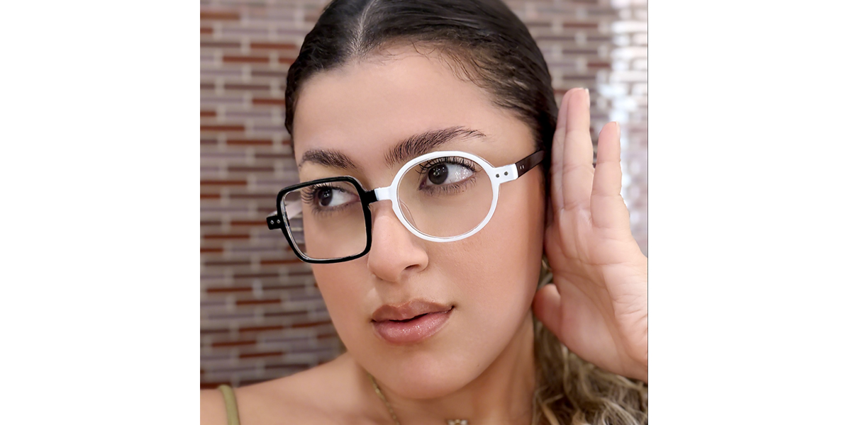 Mix Geometric Unique Plastic Eyeglasses