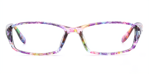 Rectangle Plastic Eyeglasses