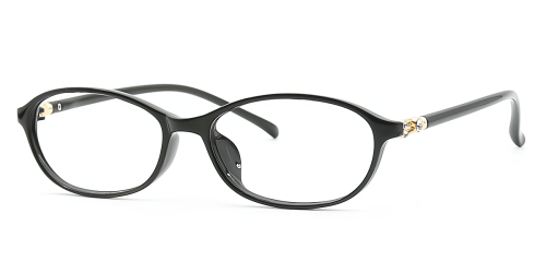 Oval Classic Plastic Eyeglasses