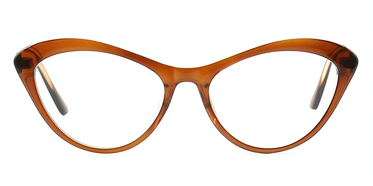 Brown Cat Eye Classic TR90 Eyeglasses