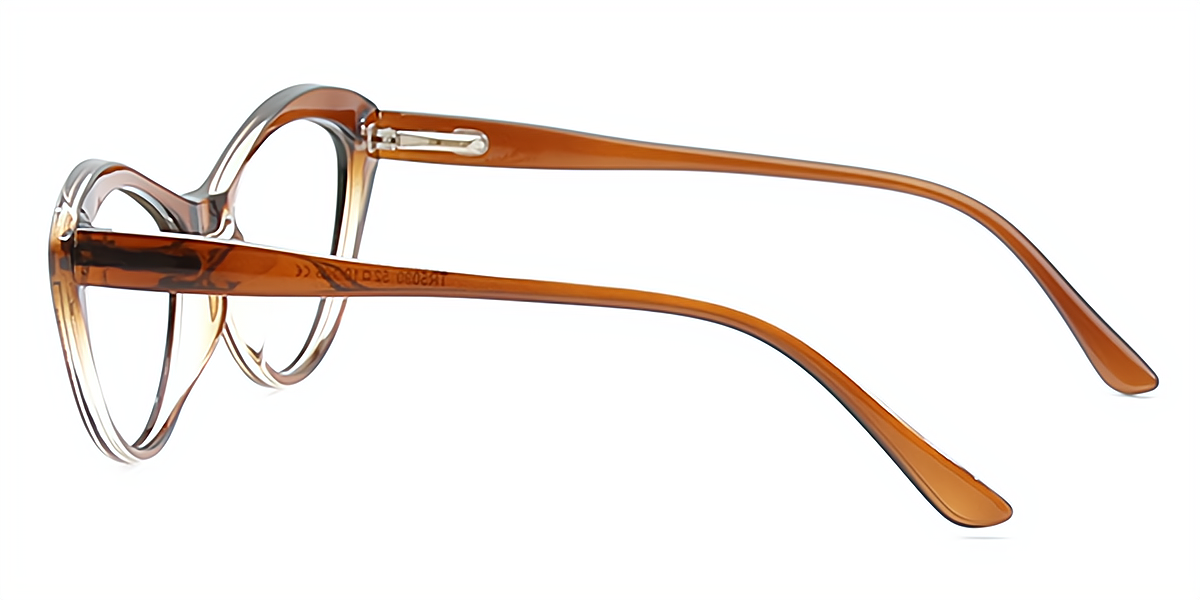 Brown Cat Eye Classic TR90 Eyeglasses