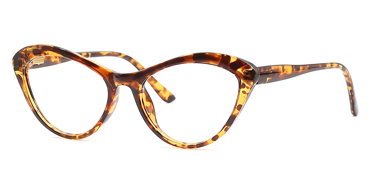 Tortoise Cat Eye Classic TR90 Eyeglasses