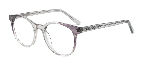 Oval Gorgeous Unique Full-rim Acetate Medium Glasses