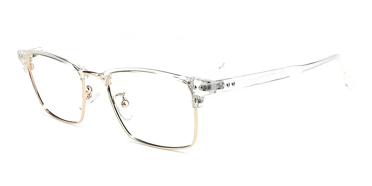 Clear Rectangle Classic TR90 Eyeglasses